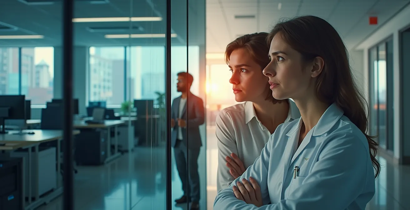 Illustration montrant le paradoxe canadien : des emplois qualifiés à pourvoir côtoyant des talents qualifiés à la recherche d'emploi, symbolisant la tension entre l'offre et la demande