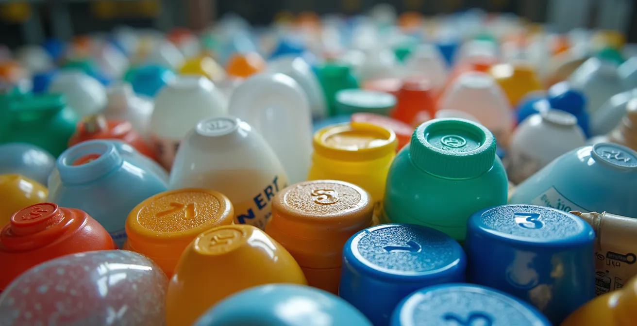 Centre de tri québécois montrant la complexité du processus de recyclage des plastiques